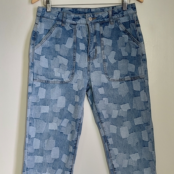 SheIn Stylish Patchwork Fashion Denim Jeans - Picture 1 of 11